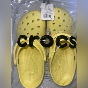 Banana Yellow Classic Crocs W10/M8 NWT (removed)